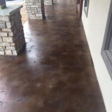 Exterior Beautification of existing concrete patios in Morristown, TN 0