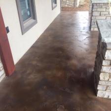 Exterior Beautification of existing concrete patios in Morristown, TN 2